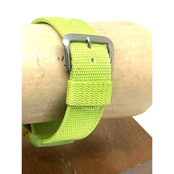 Casio Women's Watch Baby-G BG-301 Quartz Digital Yellow Green Vintage 1455 39mm - Picture 10 of 14